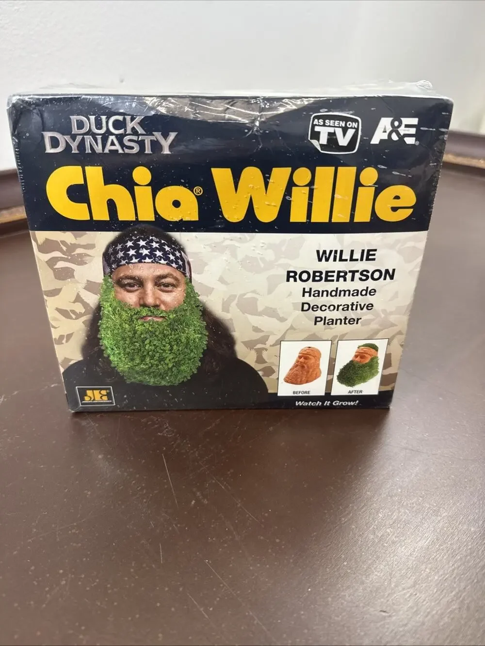 New Duck Dynasty Uncle Si Robertson Chia Pet Decorative Planter